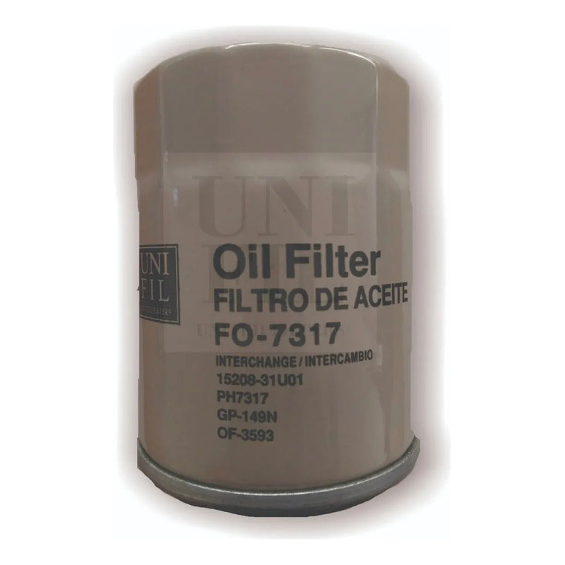 15 Filtros De Aceite 7317 Urvan Honda Mitsubishi Mazda